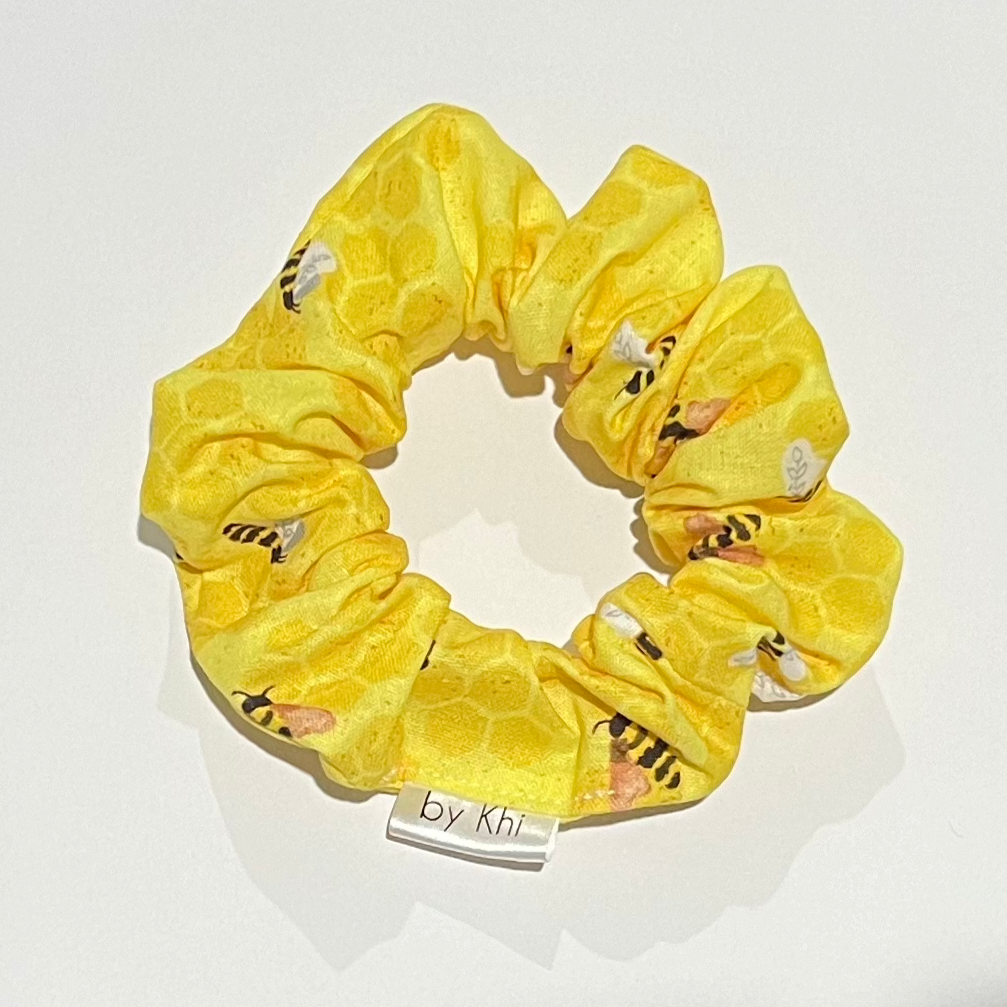 Bee Happy Scrunchie