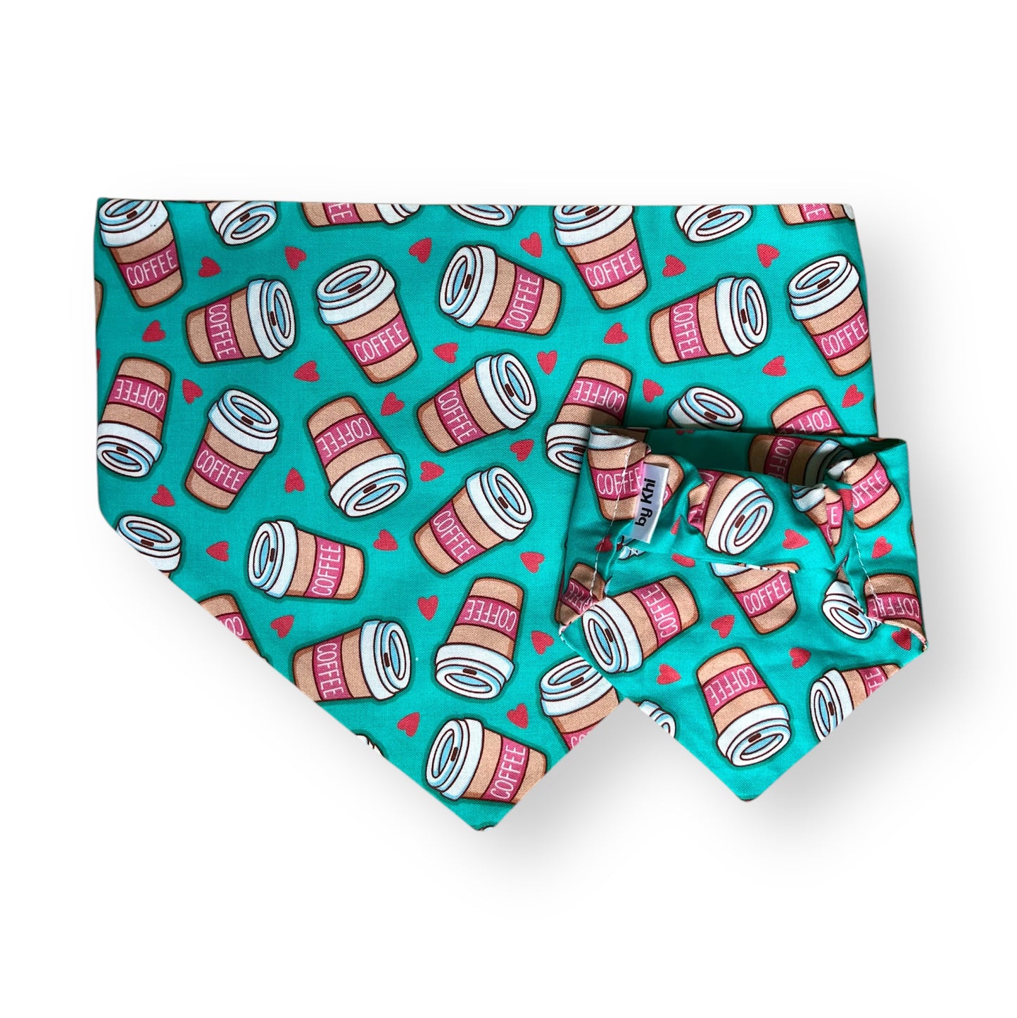 Coffee scrunchie bandana