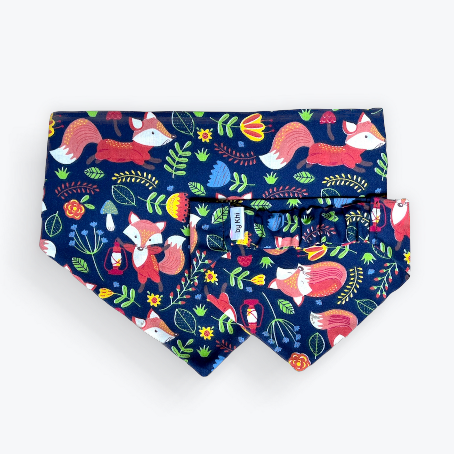 Foxes scrunchie bandana