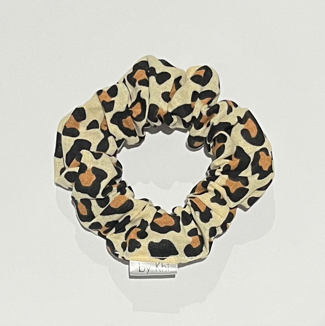 Leopard Print Scrunchie