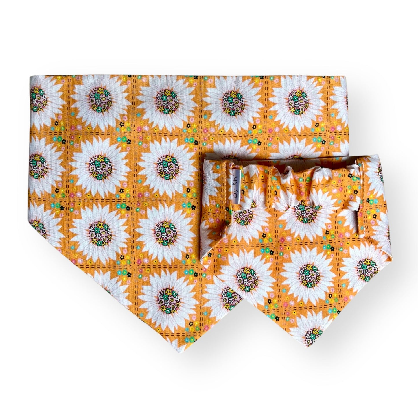Meadow stitch scrunchie bandana