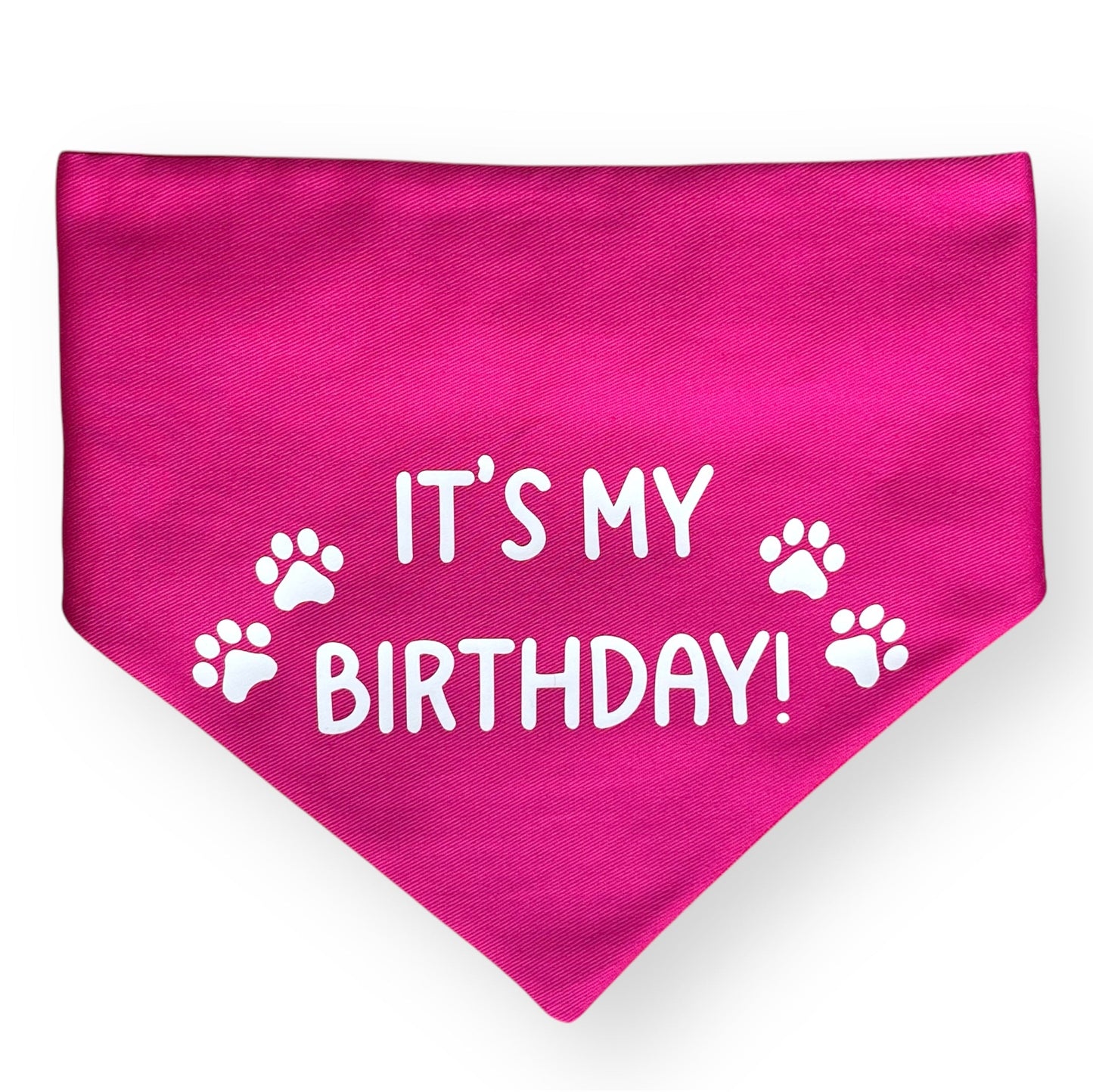 It's My Birthday Scrunchie Bandana (Pink)