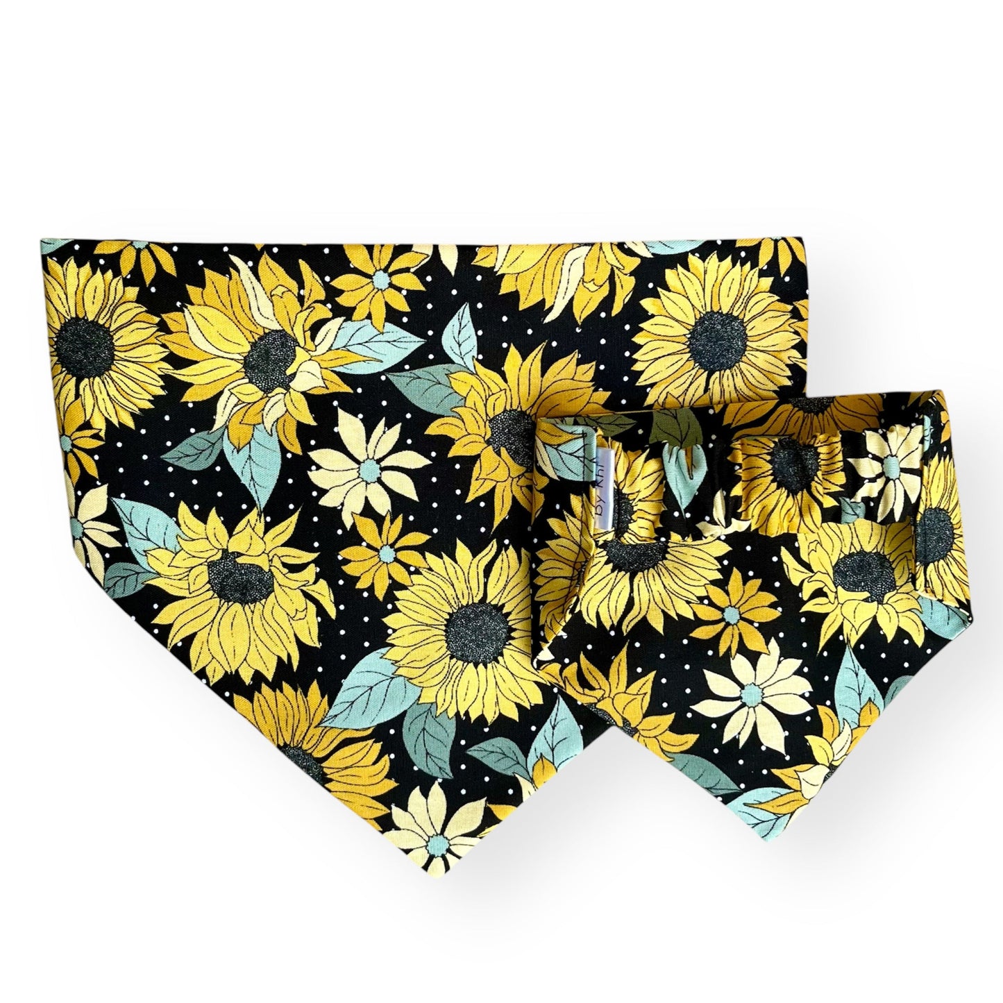 Sunflower scrunchie bandana