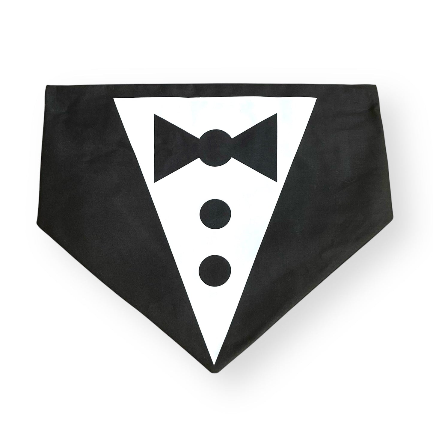 Tuxedo Scrunchie Bandana