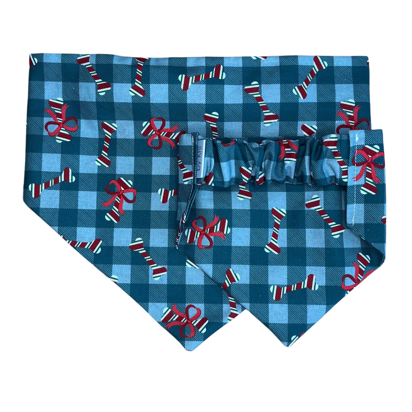 Candy bones scrunchie bandana