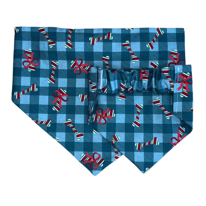 Candy bones scrunchie bandana