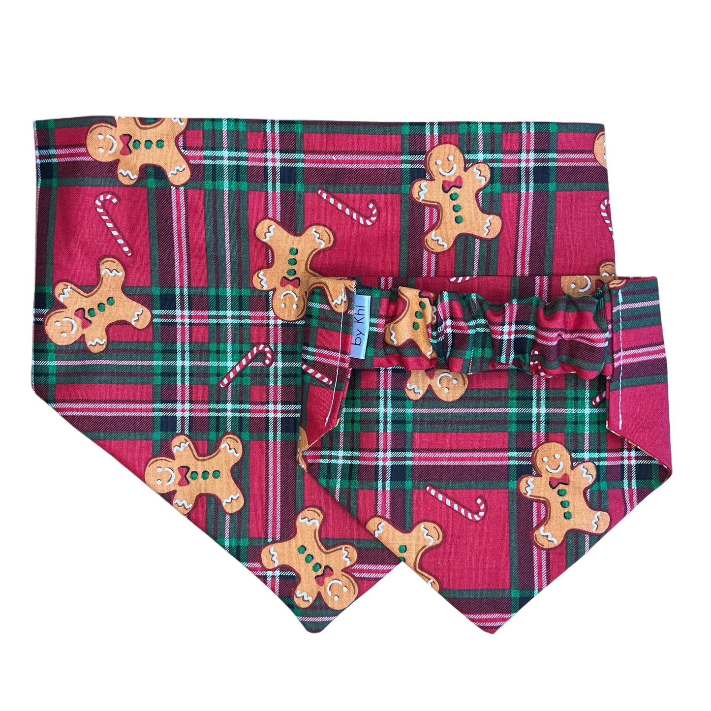Gingerbread scrunchie bandana