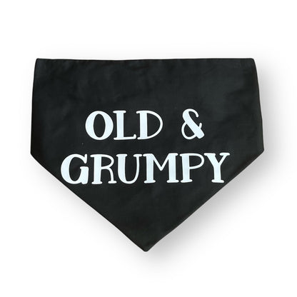 Old & Grumpy Scrunchie Bandana