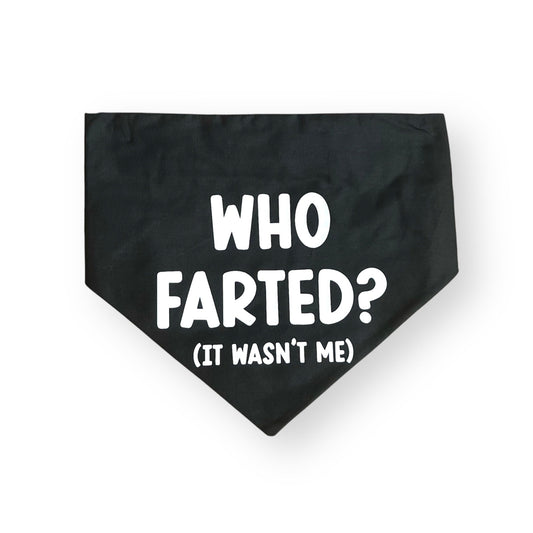 Who Farted? (It Wasn't Me) Scrunchie Bandana